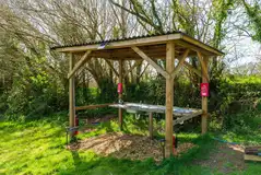Emperor bell tent washing up station 