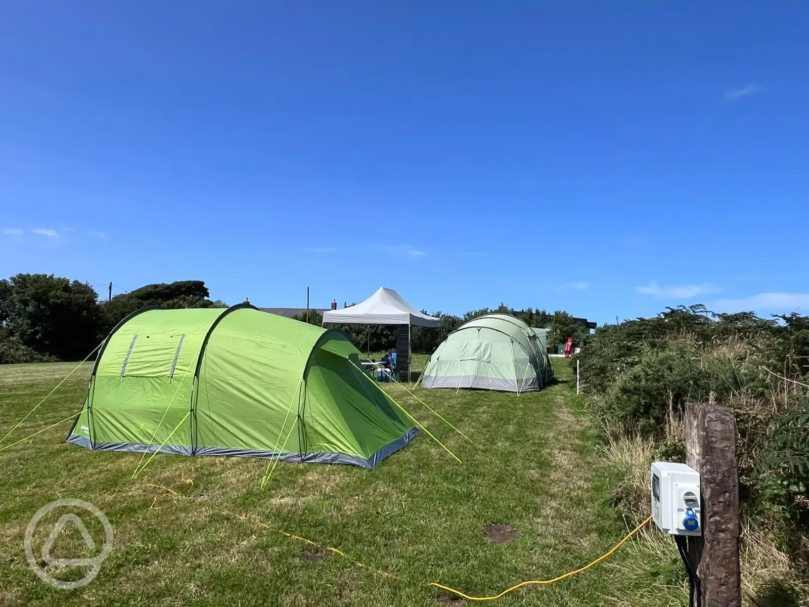 Grass pitches with optional electric