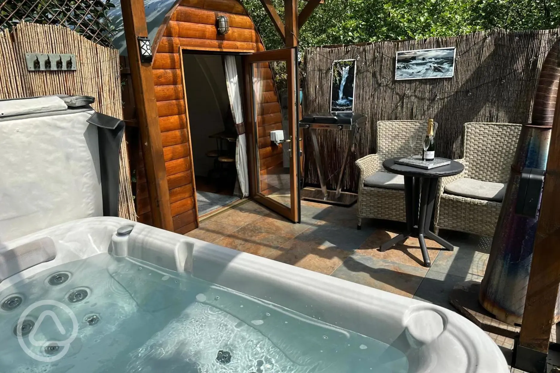 Mountview pod and private hot tub