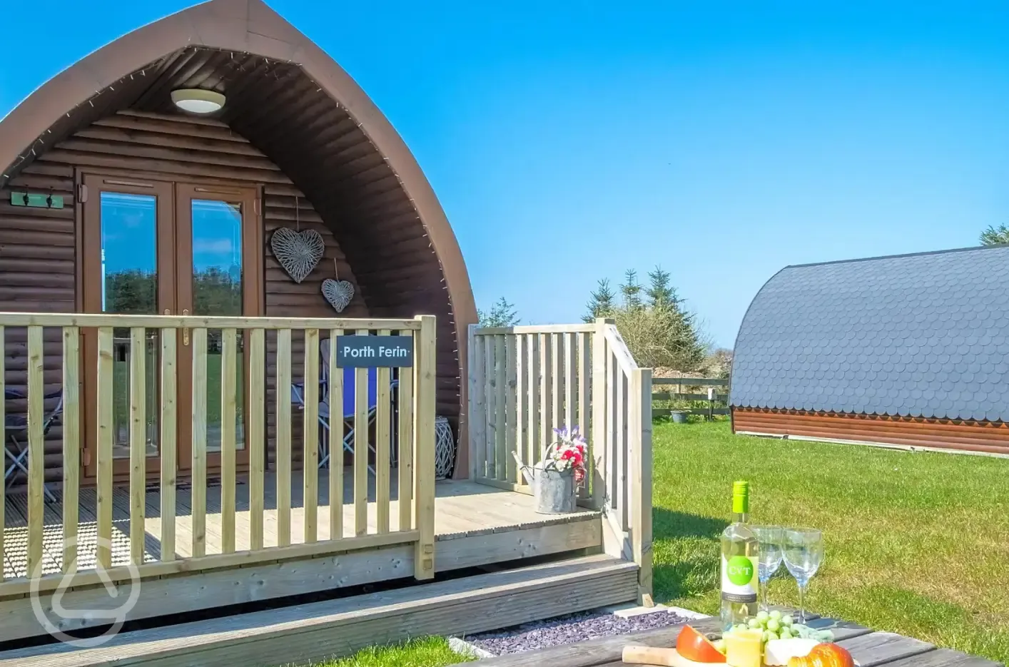 Porth Ferin camping pod