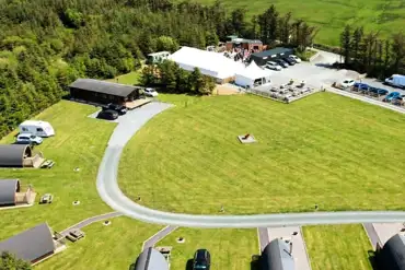 Aerial of the site