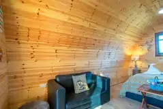 Porth Ysgo camping pod interior Porth Ysgo camping pod interior