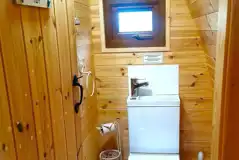 Ensuite glamping pod private toilet Ensuite glamping pod private toilet
