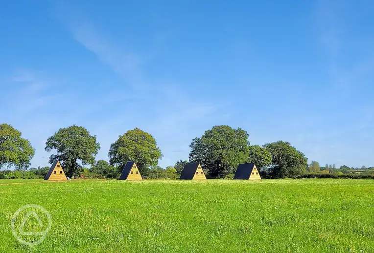 Glamping cabins