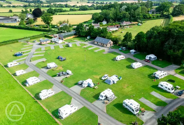 Aerial of the site