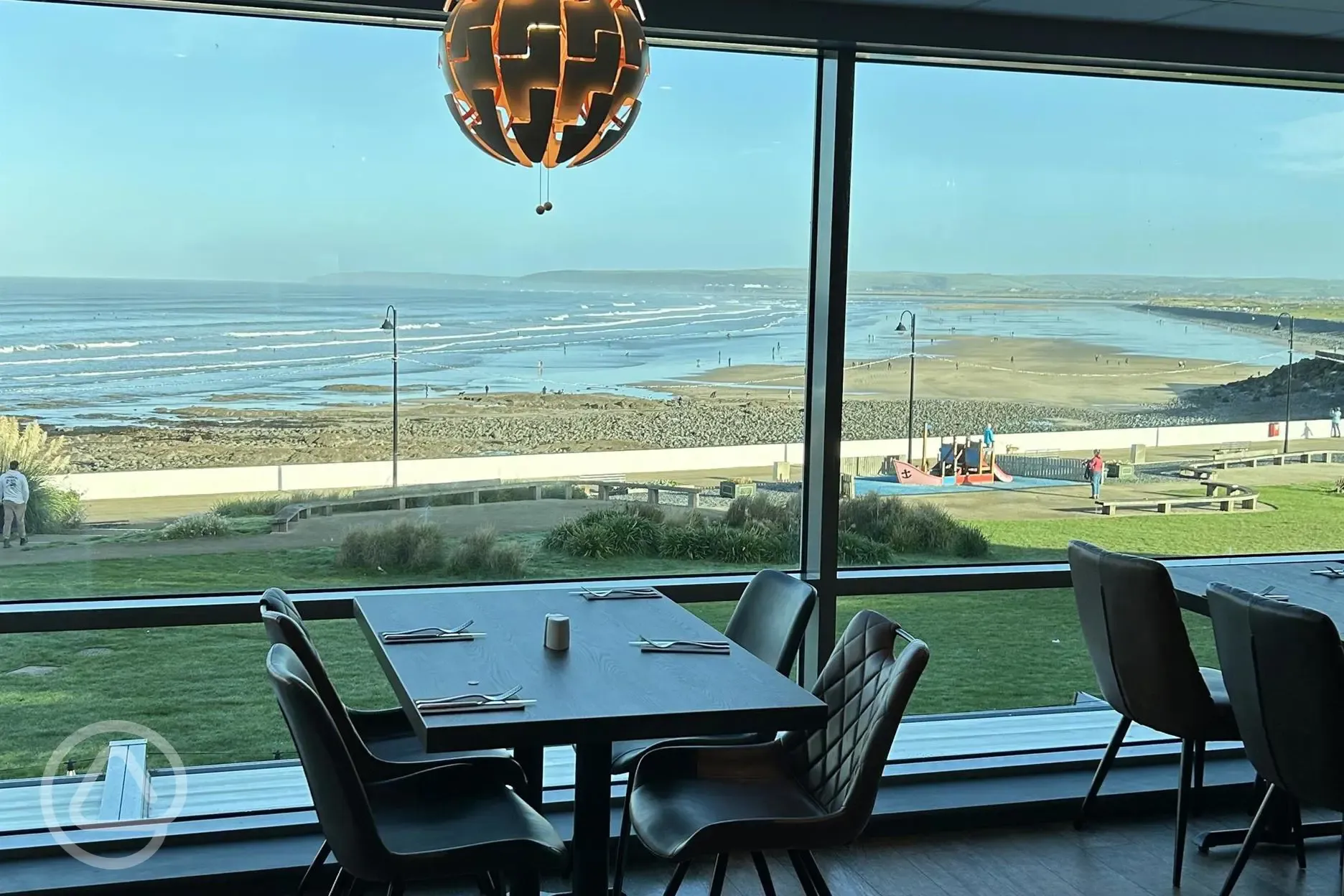 Nearby Guillemot Restaurant overlooking Westward Ho! Beach