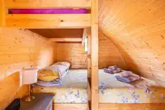 Pen-y-Fan Pemberton Glamping Pod bedroom