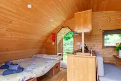 Glamping Pod interior