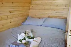 Ensuite glamping pod (four person) double bed