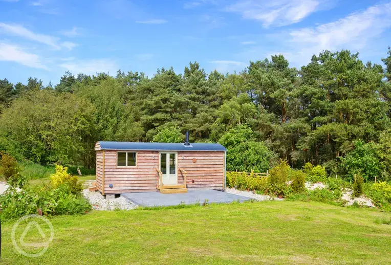 The Sett shepherd's hut