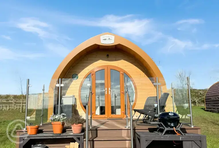 Ensuite glamping pod