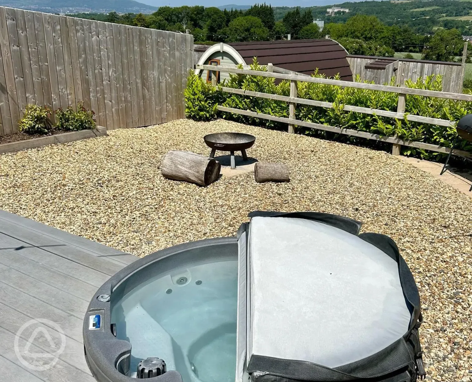 Private hot tubs