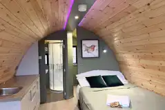 XL glamping pod interior XL glamping pod interior