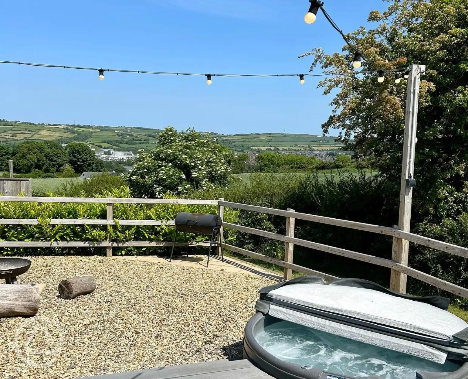 Private hot tubs