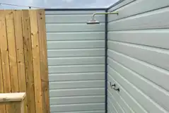 XL glamping pod outdoor shower XL glamping pod outdoor shower