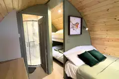 XL glamping pod interior XL glamping pod interior