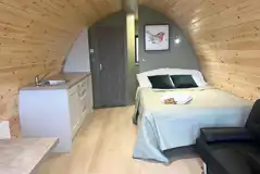 XL glamping pod interior XL glamping pod interior