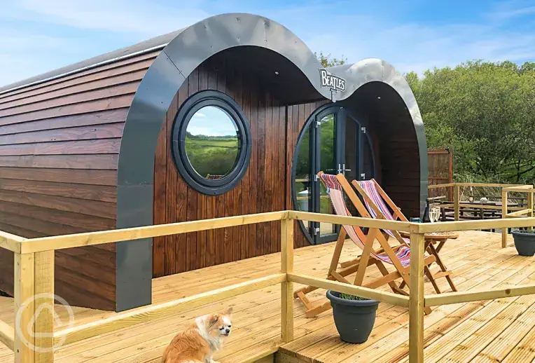 Beatles glamping pod - dog friendly