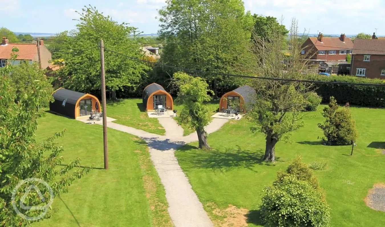 Ensuite glamping pods