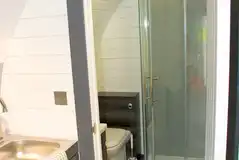 Ensuite toilet and shower in the pods
