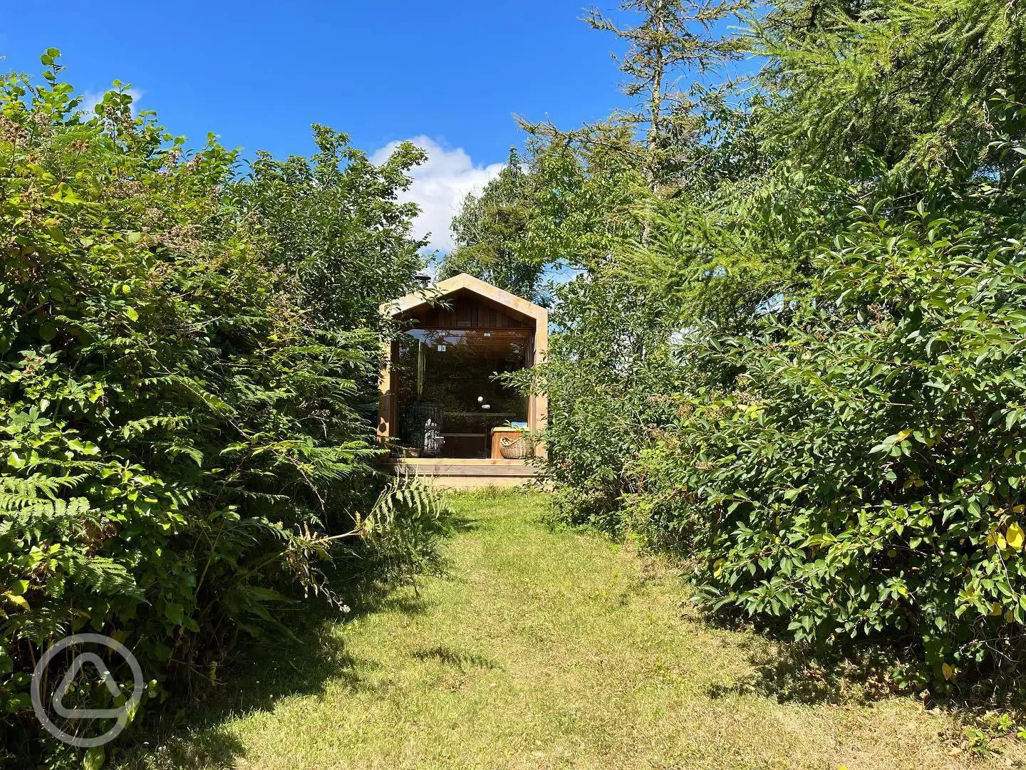 Wood-fired sauna