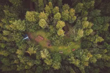 Aerial of the site