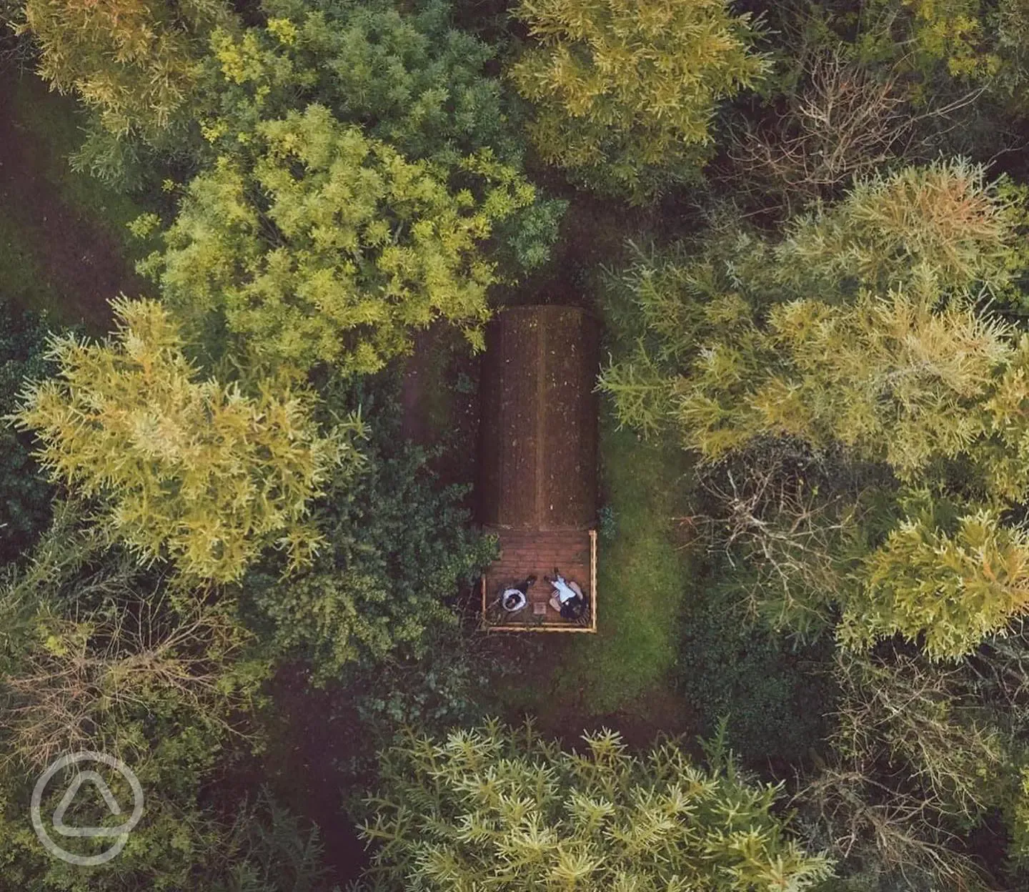 Aerial of a pod