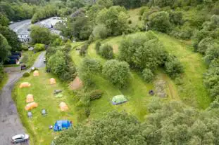 Camping at The Swallow Falls Inn, Betws-Y-Coed, Conwy