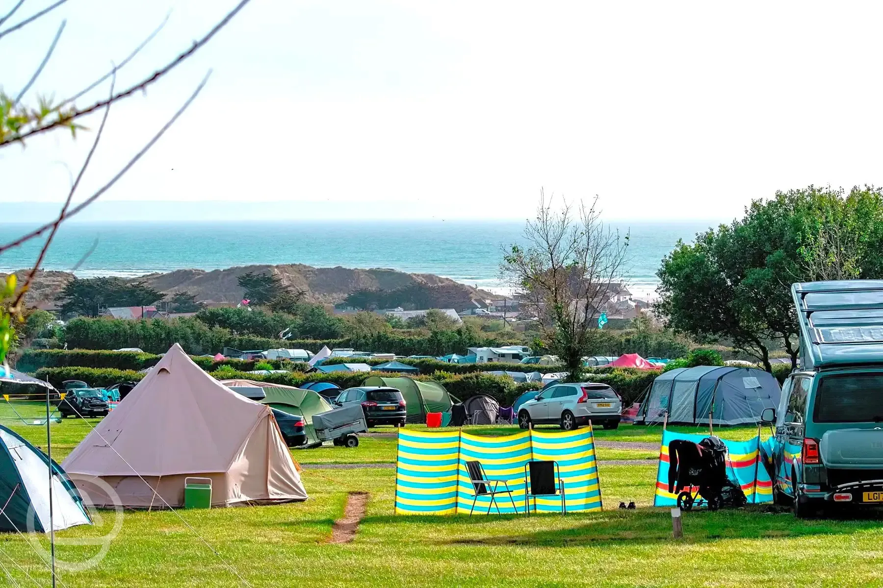 Site overview and sea views