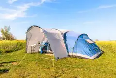Wild non electric grass tent pitches at Hatters Meadow