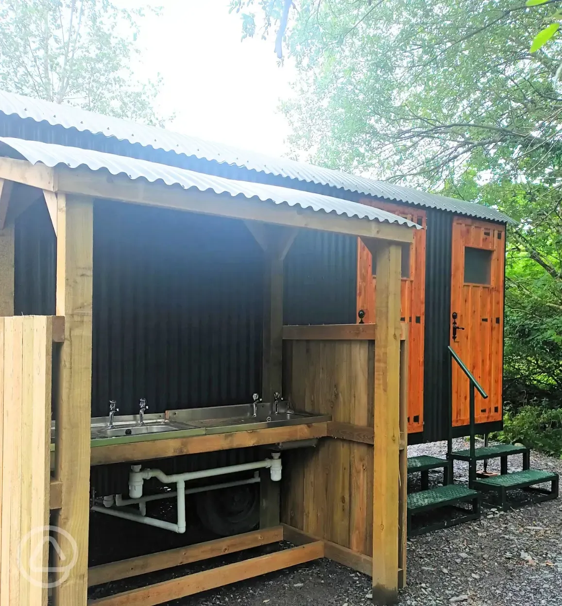 Washing up area