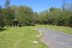 Main camping area at Cae Ddel Country Camping Main camping area at Cae Ddel Country Camping