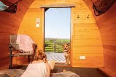 Camping pod views Camping pod views