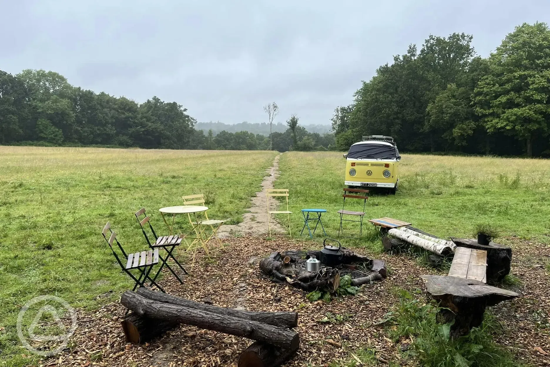 Campfire and non electric grass pitches