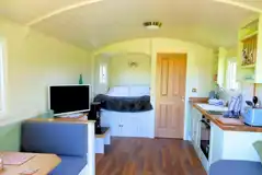 Swallows shepherd's hut interior