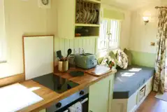 Swallows shepherd's hut interior