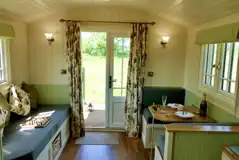 Swallows shepherd's hut interior