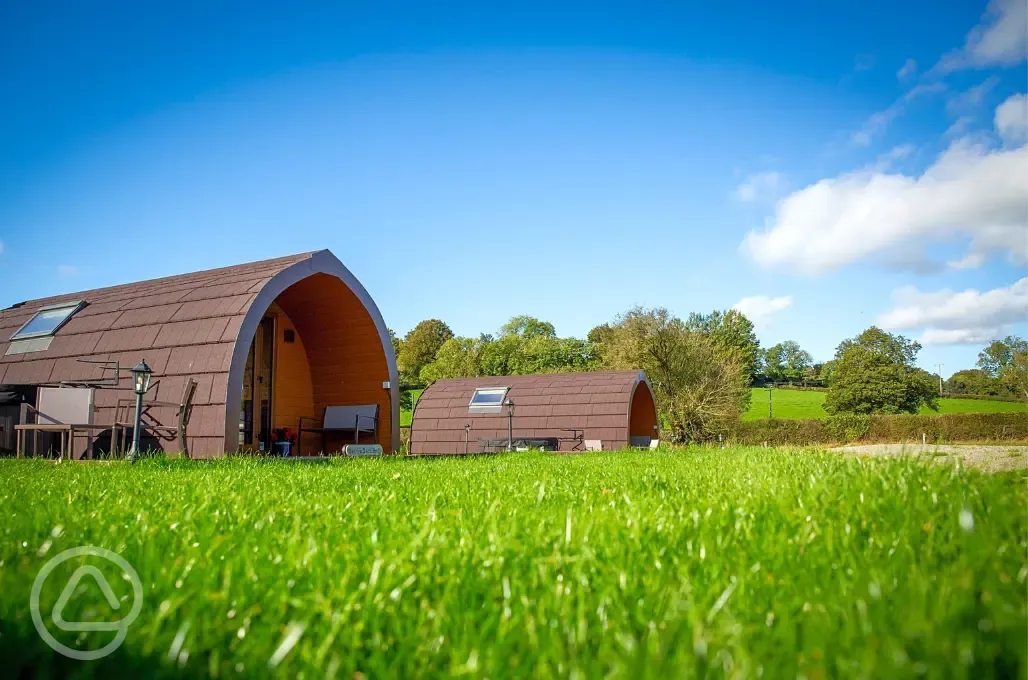 Ensuite glamping pods