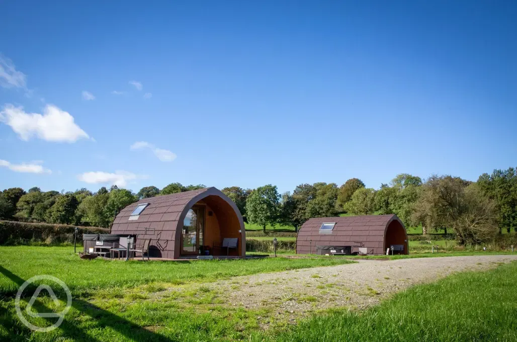 Ensuite glamping pods