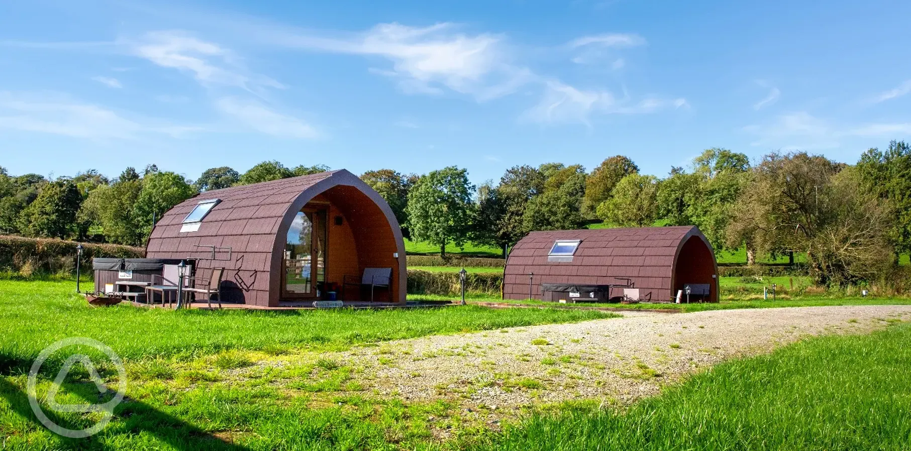 Ensuite glamping pods