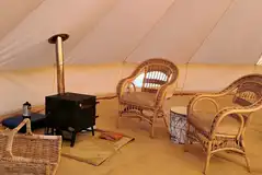 Bell tent interior