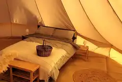 Bell tent interior