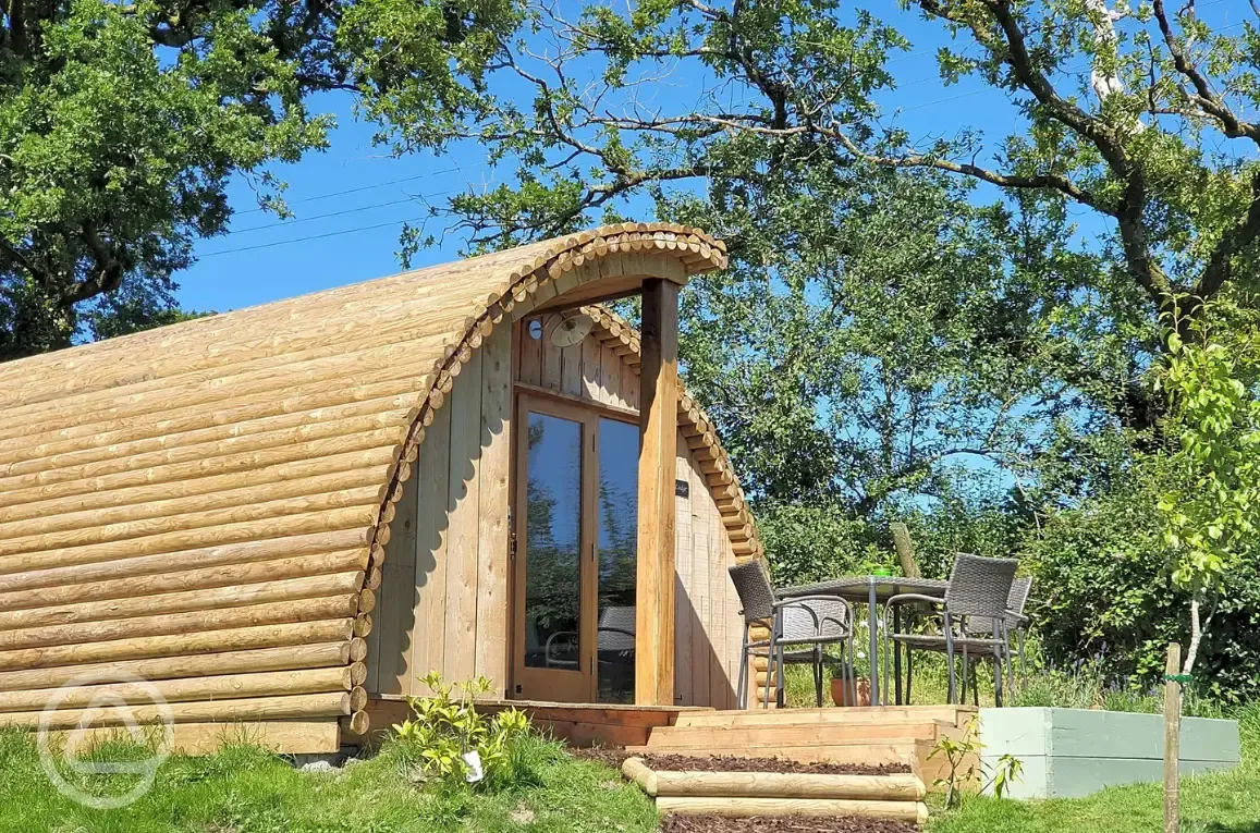 Towy glamping pod