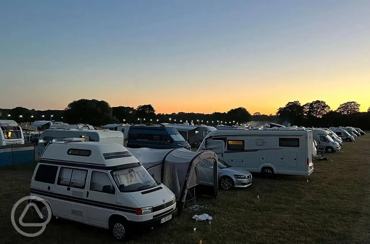 Non electric grass touring pitches