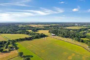 Aerial view of the site