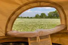 View from the bell tent