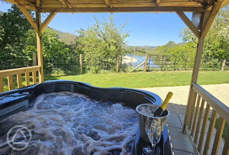 Views from the hot tub