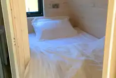Ensuite glamping pod bed