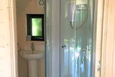 Ensuite glamping pod bathroom Ensuite glamping pod bathroom