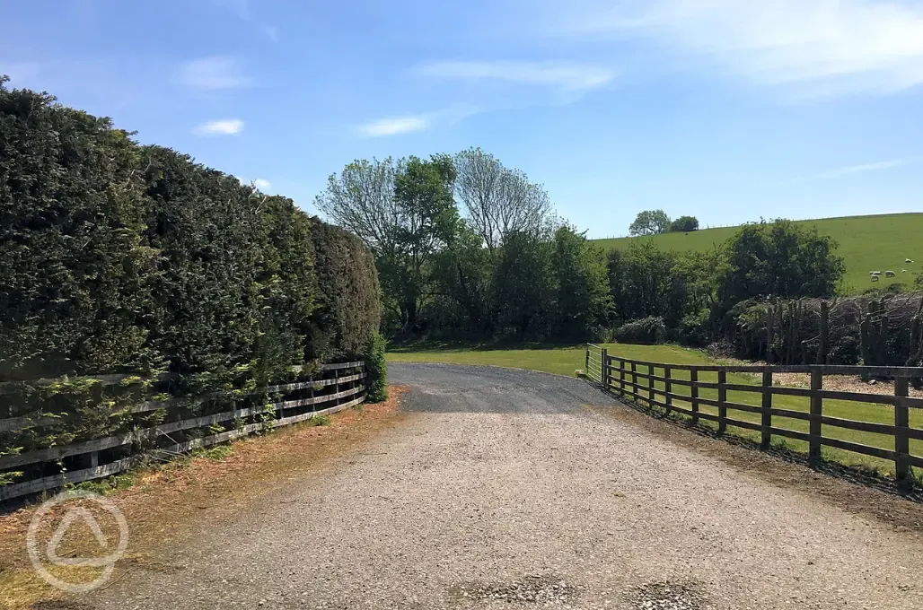 Entrance to the site